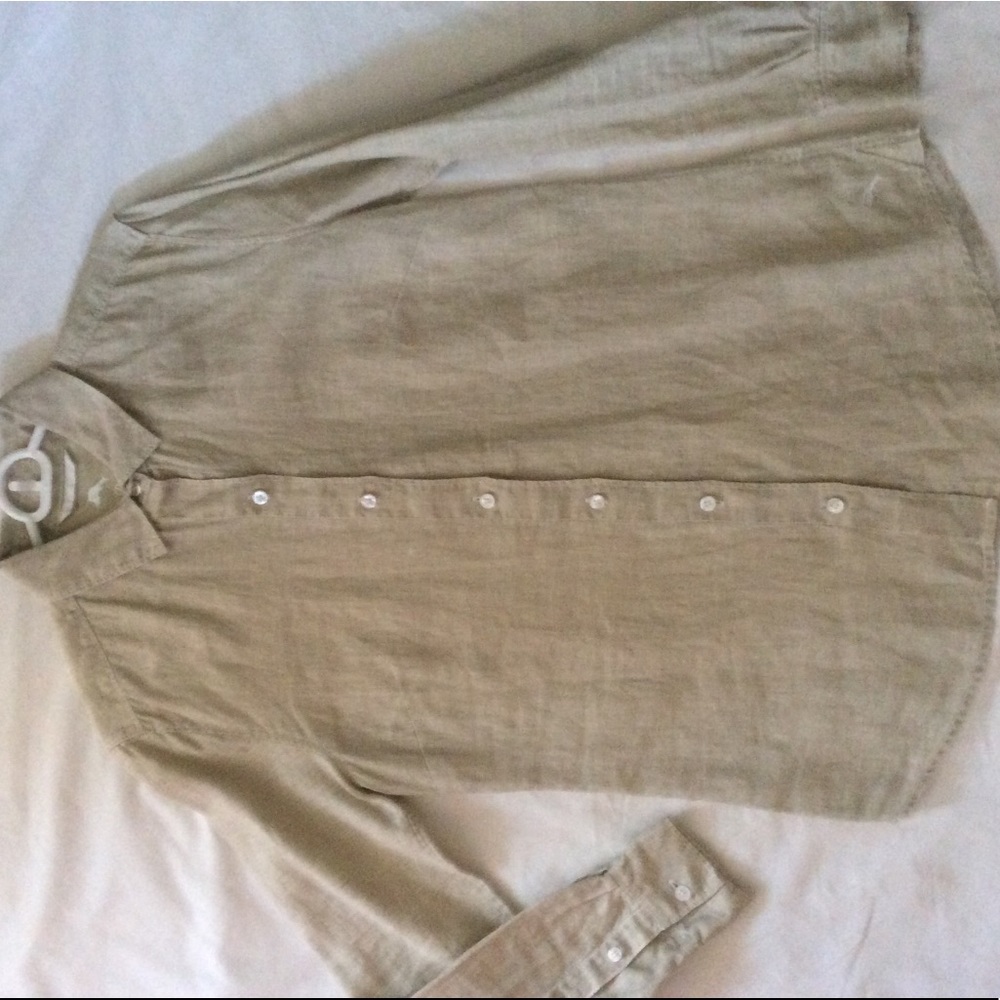 Tommy Bahama Seaglass Breezer LinenBoyfriend shirt